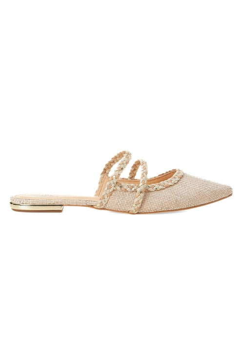 Mangará Amburana Women's Mules Beige - Sustainable