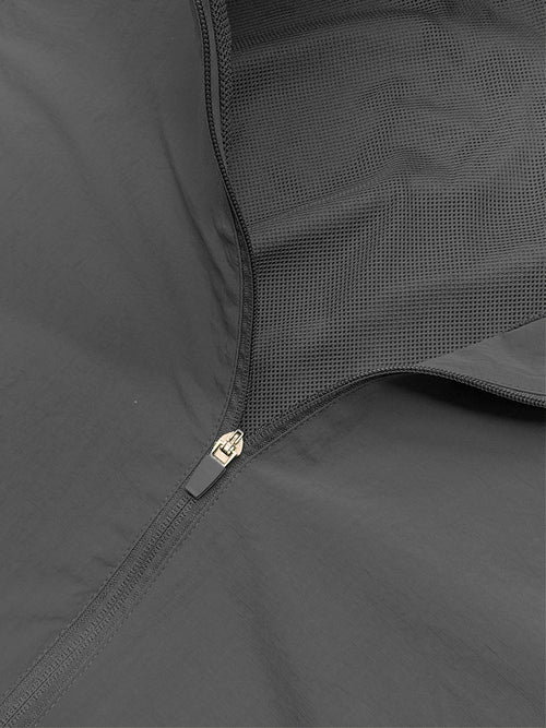 Nylon Quarter Zip Up Pullover
