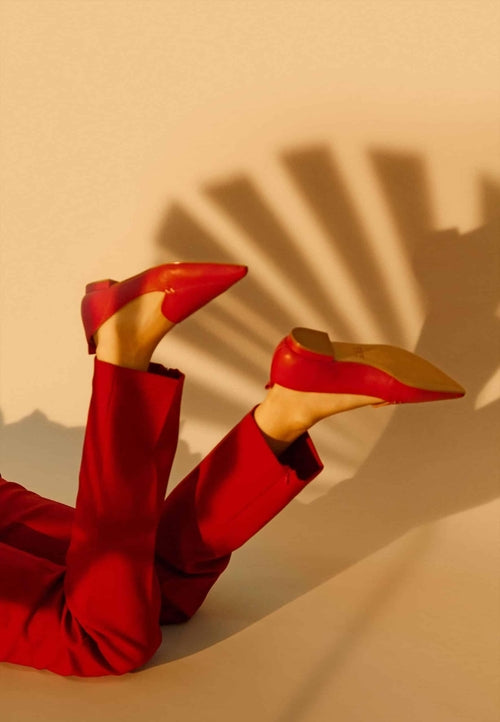 Butia Leather Ballerinas Butia – Women’s Pointed-Toe Flat Shoes