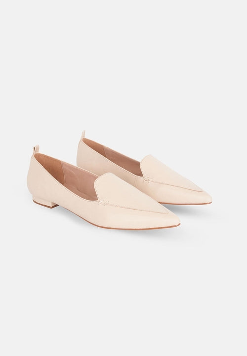 Butia Leather Ballerinas Butia – Women’s Pointed-Toe Flat Shoes