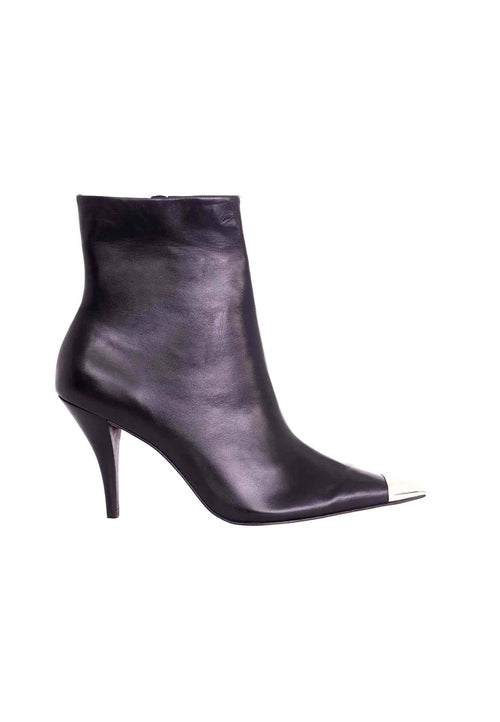 Inga Calf Leather Ankle Boots Inga – 8.7cm Heeled Pointed-Toe