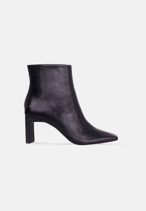 Green Goat Leather Senna Boots – 7.6 cm Block Heel